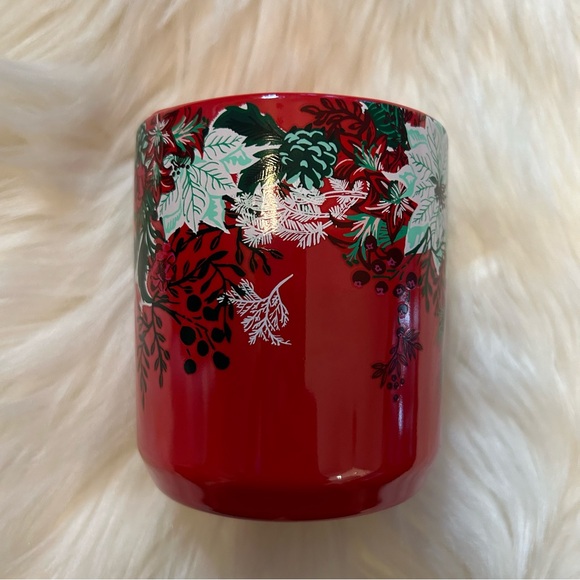 Starbucks Red Poinsettia Ceramic Short Cup Insulted Holiday Tumbler 8oz New 2022 - Picture 7 of 13